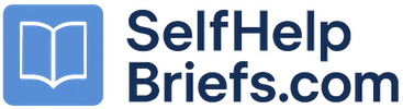 SelfHelpBriefs.com logo – open book icon and site name